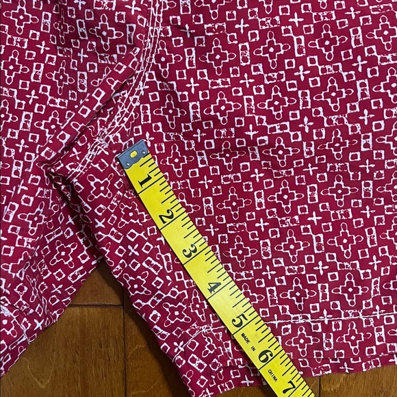 Tommy Bahama Relax Geometric Mesh Swim Shorts Size XXL Red Resort Island Casual - Picture 6 of 8